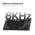 Keychron V1 Ultra 8K näppäimistö Universaali Bluetooth QWERTY musta Keychron V1 Ultra 8K näppäimistö Universaali Bluetooth QWERTY musta