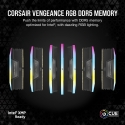 Corsair Vengeance RGB mälumoodul 16 GB 2 x 8 GB DDR5 288-pin DIMM Corsair Vengeance RGB mälumoodul 16 GB 2 x 8 GB DDR5 288-pin DIMM