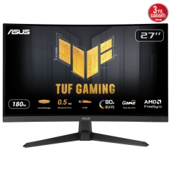 ASUS TUF Gaming VG27WQ3B tietokoneen litteä näyttö 68,6 cm (27") 2560 x 1440 pikseliä Quad HD LCD mu