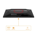 AOC G4 Q24G4RE monitori 60,5 cm (23.8") 2560 x 1440 pikseļi Quad HD LED Melns, Sarkans