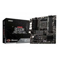 MSI B550M PRO-VDH WIFI emaplaat AMD B550 Pesa AM4 Mikro ATX