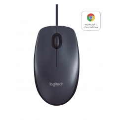 Logitech B100 hiir Kontor Mõlemakäeline USB tüüp A Optiline 800 DPI