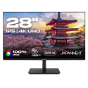 JAPANNEXT JN-I280UHD60F-P computer monitor 71.1 cm (28") 3840 x 2160 pixels 4K Ultra HD LCD Black