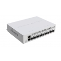 Mikrotik CRS310-1G-5S-4S+IN tinklo komutatorius Valdomas L3 Maitinimas per Eternetą (PoE) 1U Mikrotik CRS310-1G-5S-4S+IN tinklo komutatorius Valdomas L3 Maitinimas per Eternetą (PoE) 1U