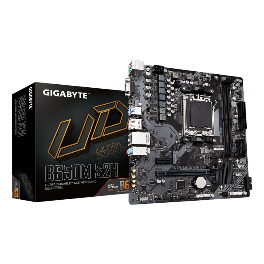 GIGABYTE B650M S2H mātes plate AMD