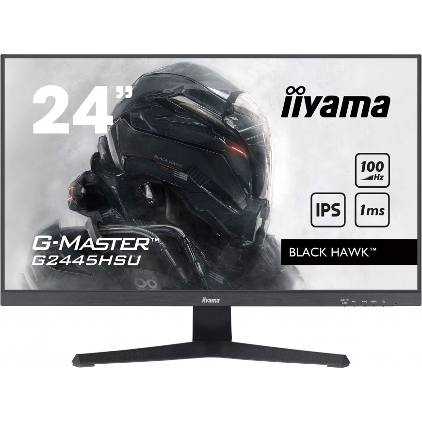 iiyama G-MASTER G2445HSU-B2 monitori 60,5 cm (23.8") 1920 x 1080 pikseļi Full HD LCD Melns – 2