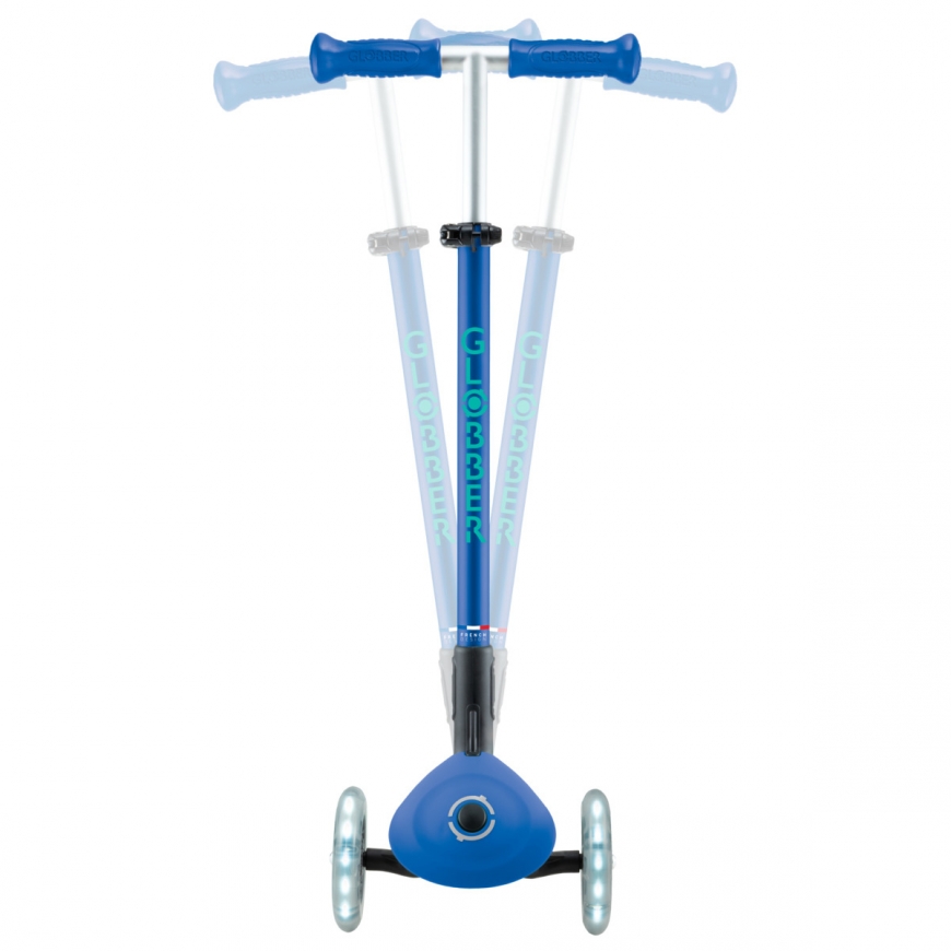 Globber Primo Foldable Plus Lights Kids Classic scooter Blue, Navy – 2