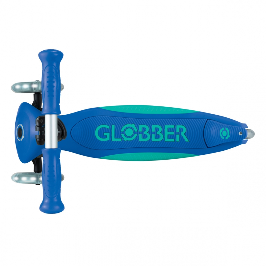 Globber Primo Foldable Plus Lights Дети Классический самокат Синий, Темно-синий – 5