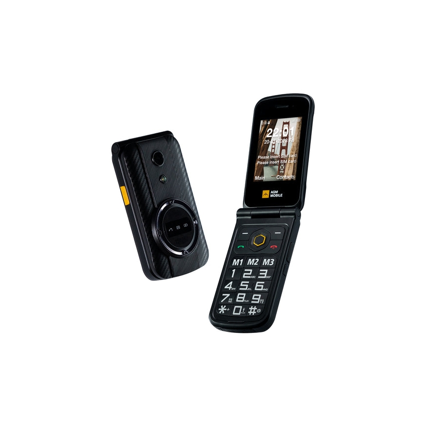 AGM M8 FLIP 7,11 cm (2.8") 162 g Must