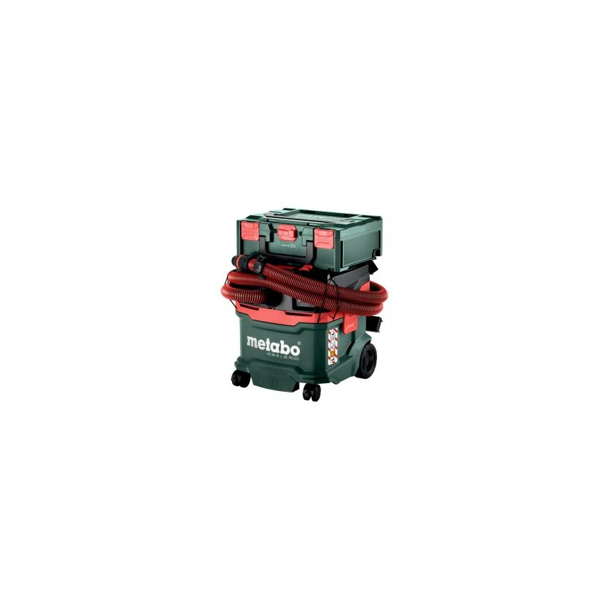 Metabo AS 36-18 L 20 PC CC Akkusauger Krt. Must, Roheline, Punane 20 l – 5