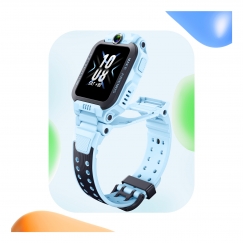 imoo Z7 3,3 cm (1.3") TFT-ekraan Digitaalne 240 x 240 pikslit Puutetundlik ekraan 4G Sinine WiFi GPS (satelliit)