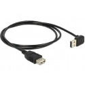 DeLOCK 1m, USB 2.0-A - USB 2.0-A USB kabelis USB A Melns DeLOCK 1m, USB 2.0-A - USB 2.0-A USB kabelis USB A Melns