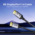 UNITEK C1628GY01-1M DisplayPort kabelis Melns, Pelēks UNITEK C1628GY01-1M DisplayPort kabelis Melns, Pelēks