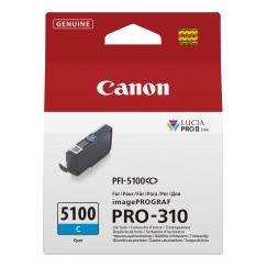 Canon PFI-5100 C mustekasetti 1 kpl Alkuperäinen Syaani