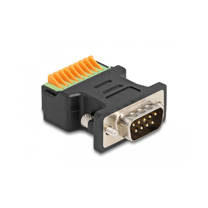 DeLOCK 66558 гендерный адаптер D-Sub 9 pin 9 pin terminal Черный