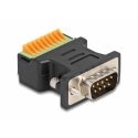DeLOCK 66558 гендерный адаптер D-Sub 9 pin 9 pin terminal Черный DeLOCK 66558 гендерный адаптер D-Sub 9 pin 9 pin terminal Черный