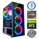 INTOP Ryzen 7 5700X 16GB 500SSD M.2 NVME+4TB RTX5070 12GB no-OS