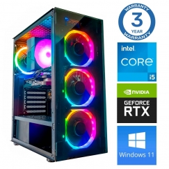 INTOP i5-14400F 32GB DDR5 1TB SSD M.2 NVME+4TB RTX3050 6GB WIN11