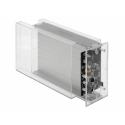 DeLOCK 42624 saugojimo diskų korpusas HDD / SSD aptvaras Permatomas 2.5/3.5" DeLOCK 42624 saugojimo diskų korpusas HDD / SSD aptvaras Permatomas 2.5/3.5"