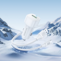 Borofone Car charger BZ34 Cloud - USB - QC 3.0 18W with USB to T Borofone Car charger BZ34 Cloud - USB - QC 3.0 18W with USB to T