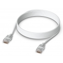 Ubiquiti UACC-Cable-Patch-EL-3M-W networking cable Translucent, White Cat6
