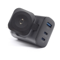 RealPower 450476 mobiilseadme laadija Akupank, Nutikell, Tahvel Must Vahelduvvool Traadita laadimine