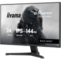 iiyama G2441HSU-B1 tietokoneen litteä näyttö 60,5 cm (23.8") 1920 x 1080 pikseliä Full HD LED musta iiyama G2441HSU-B1 tietokoneen litteä näyttö 60,5 cm (23.8") 1920 x 1080 pikseliä Full HD LED musta