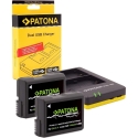 Set Charger Dual Nikon EN-EL14/14A+2x Battery 1100 mAh Set Charger Dual Nikon EN-EL14/14A+2x Battery 1100 mAh