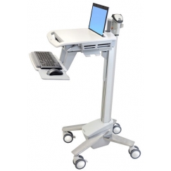 Ergotron StyleView EMR Laptop Cart, SV40 Алюминий, Серый, Белый Ноутбук Передвижная тумба для мультимедиа
