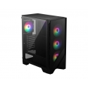MSI MAG Forge 120A AIRFLOW „Midi Tower“ Juoda, Permatomas MSI MAG Forge 120A AIRFLOW „Midi Tower“ Juoda, Permatomas