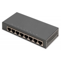 Digitus DN-80066-1 tinklo komutatorius Ne-valdomas Gigabit Ethernet (10/100/1000) Juoda