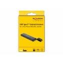 DeLOCK 42635 tallennusaseman kotelo SSD-kotelo musta M.2