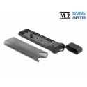 DeLOCK 42635 корпус для накопителя Корпус твердотельного диска Черный M.2