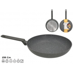 Pannu 28 cm, graniittiefekti, 5,6 x 48,5 x 28 cm, KITCHEN&GO