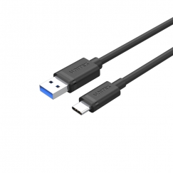 UNITEK C14103BK-3M USB-kaapeli USB 3.2 Gen 1 (3.1 Gen 1) USB A USB C musta