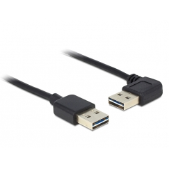 DeLOCK 85557 USB-kaapeli USB 2.0 2 m USB A musta