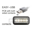 DeLOCK 85557 USB-kaapeli USB 2.0 2 m USB A musta DeLOCK 85557 USB-kaapeli USB 2.0 2 m USB A musta