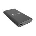 RealPower PB-8000 8000 mAh Langaton lataaminen musta RealPower PB-8000 8000 mAh Langaton lataaminen musta