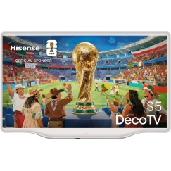 Hisense 32S5Q 81,3 cm (32") Full HD Viedtelevizors Wi-Fi Sudrabs, Balts