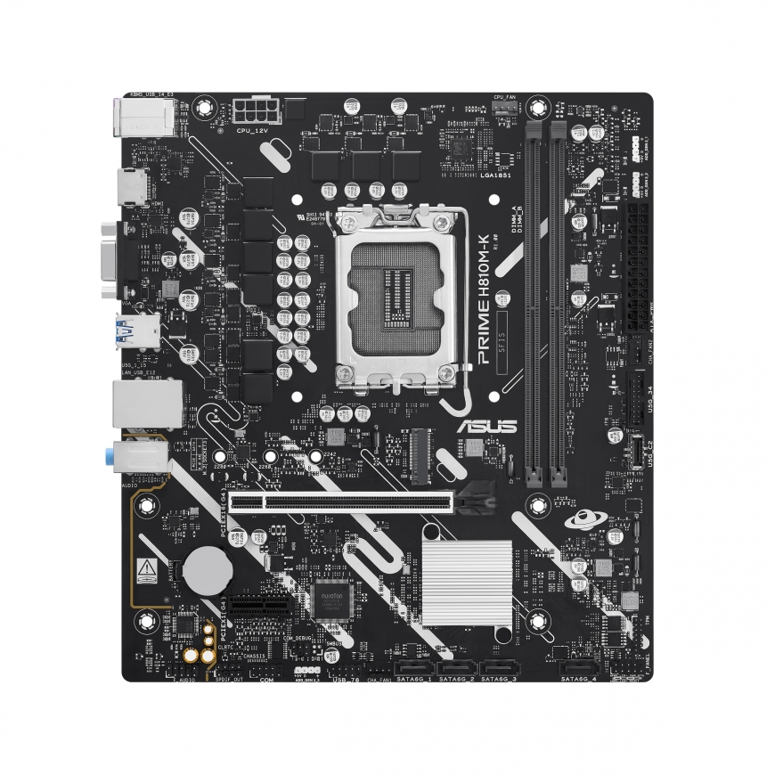 ASUS PRIME H810M-K Intel H810 LGA 1851 (Socket V1) Микро ATX