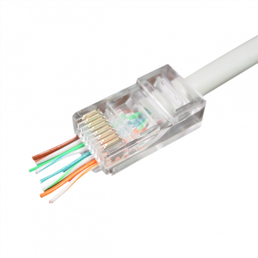 Gembird LC-PTU-01/100 wire connector 8P8C RJ45 Transparent – 2