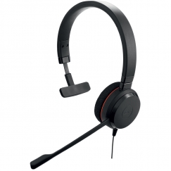 Jabra Evolve 20 Kõrvaklapp Juhtmega ühendatud Peavõru Kontor/kõnekeskus USB tüüp A Must