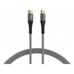 EFB Elektronik USB-CC-00002 USB-kaapeli USB 2.0 1 m USB C Musta, Harmaa