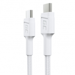Green Cell GC PowerStream USB-kaapeli USB 3.2 Gen 1 (3.1 Gen 1) 0,3 m USB C Valkoinen