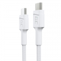 Green Cell GC PowerStream USB кабель USB 3.2 Gen 1 (3.1 Gen 1) 0,3 m USB C Белый Green Cell GC PowerStream USB кабель USB 3.2 Gen 1 (3.1 Gen 1) 0,3 m USB C Белый