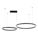 Immax NEO FINO NEW Smart kulons gaišs melns 60+80cm CCT 93W, Zigbee 3.0