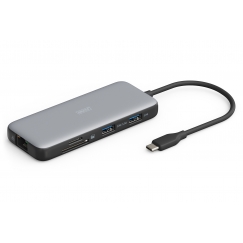 Digitus DA-70915 sülearvuti dokk ja pordireplikaator Juhtmega ühendatud USB 3.2 Gen 2 (3.1 Gen 2) Ty