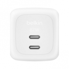 Belkin WCH020KQWH mobiilseadme laadija Universaalne Valge Vahelduvvool Kiirlaadimine Hoonesisene