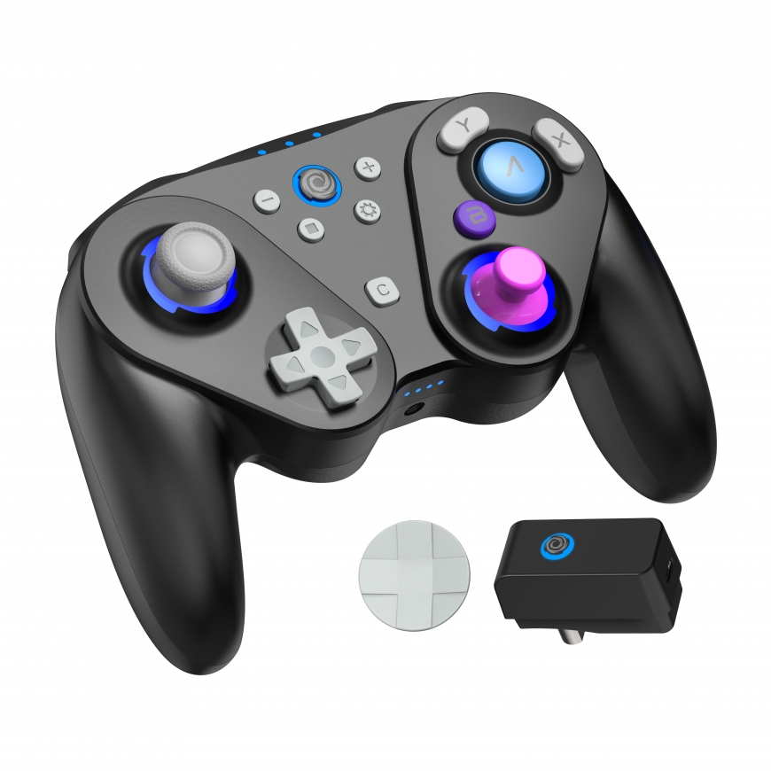 Oniverse Wireless Bluetooth controller Foenix - Supreme Black (Nintendo Switch 2 / Switch / Gamecube – 2