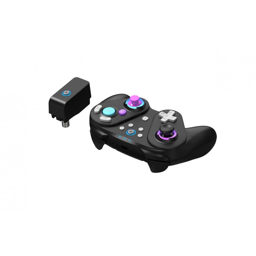 Oniverse Wireless Bluetooth controller Foenix - Supreme Black (Nintendo Switch 2 / Switch / Gamecube – 3